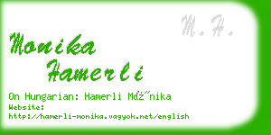 monika hamerli business card